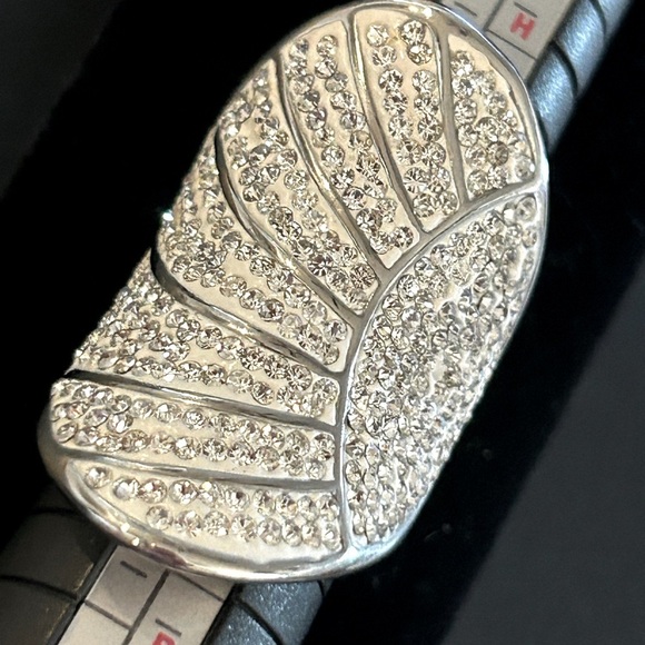 Jewelry - 💎 Elegant “Art-Deco” Concave Statement Ring Stunning CZ’s Sz. 6 - Vintage